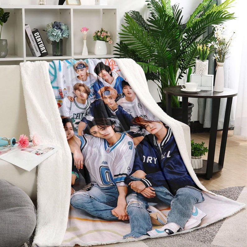 Stray Kids Kpop Fleece Blanket Stray Kids Christmas Gift for Etsy