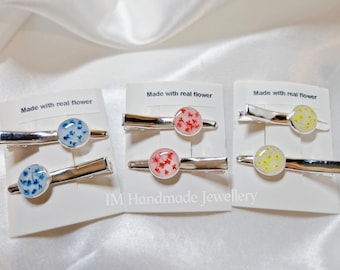 Handmade Dried Flower Hair Clip: Unique Floral Accessory
