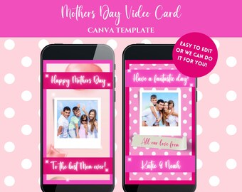 Mothers Day Photo Video Card | Mothers Day Digital Card | Personalised Mothers Day Card | Mothers Day | Mothers Day Card | Happy Mothers Day