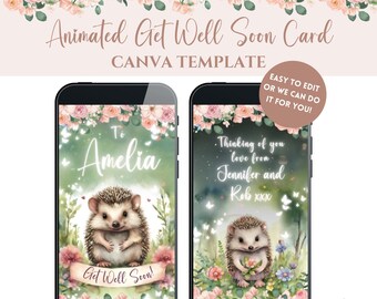 Get Well Soon Video Card | Get Well Soon Digital Card | Personalised Get Well Soon Card | Get Well Card | E-Card | Video Card