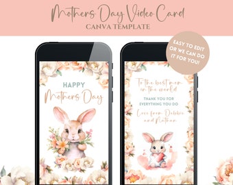 Mothers Day Video Card | Mothers Day Digital Card | Personalised Mothers Day Card | Mothers Day | Mothers Day Card | Happy Mothers Day