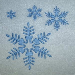 Snowflake in 16 sizes embroidery files for embroidery machine + bonus for frames winter snow snowflake Christmas decorations gift tags