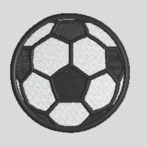 Football 2-8 cm soccer football embroidery file in many sizes for the embroidery machine school cone birthday