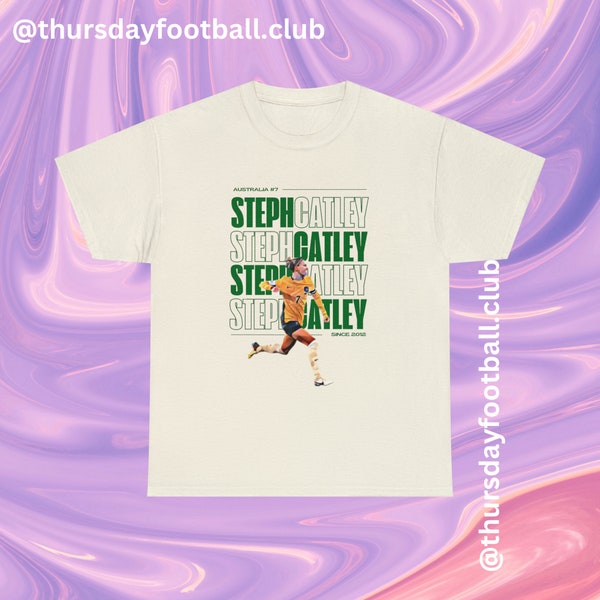 Steph Catley Tshirt Australia Matildas Tshirt Womens World Cup Merch Fan Art