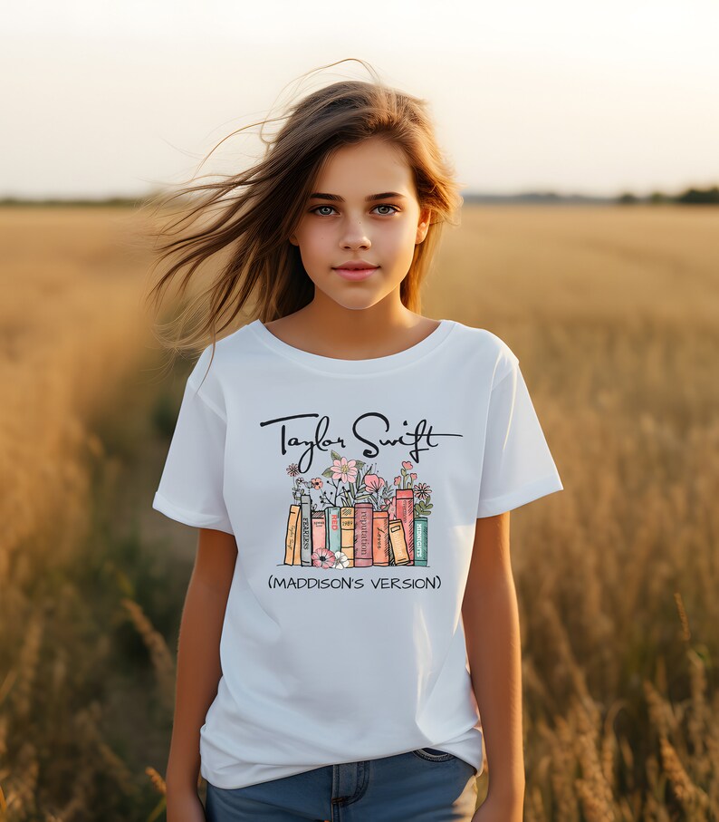 Personalized Youth Taylor Swift Version Tshirt Kids Taylor Etsy