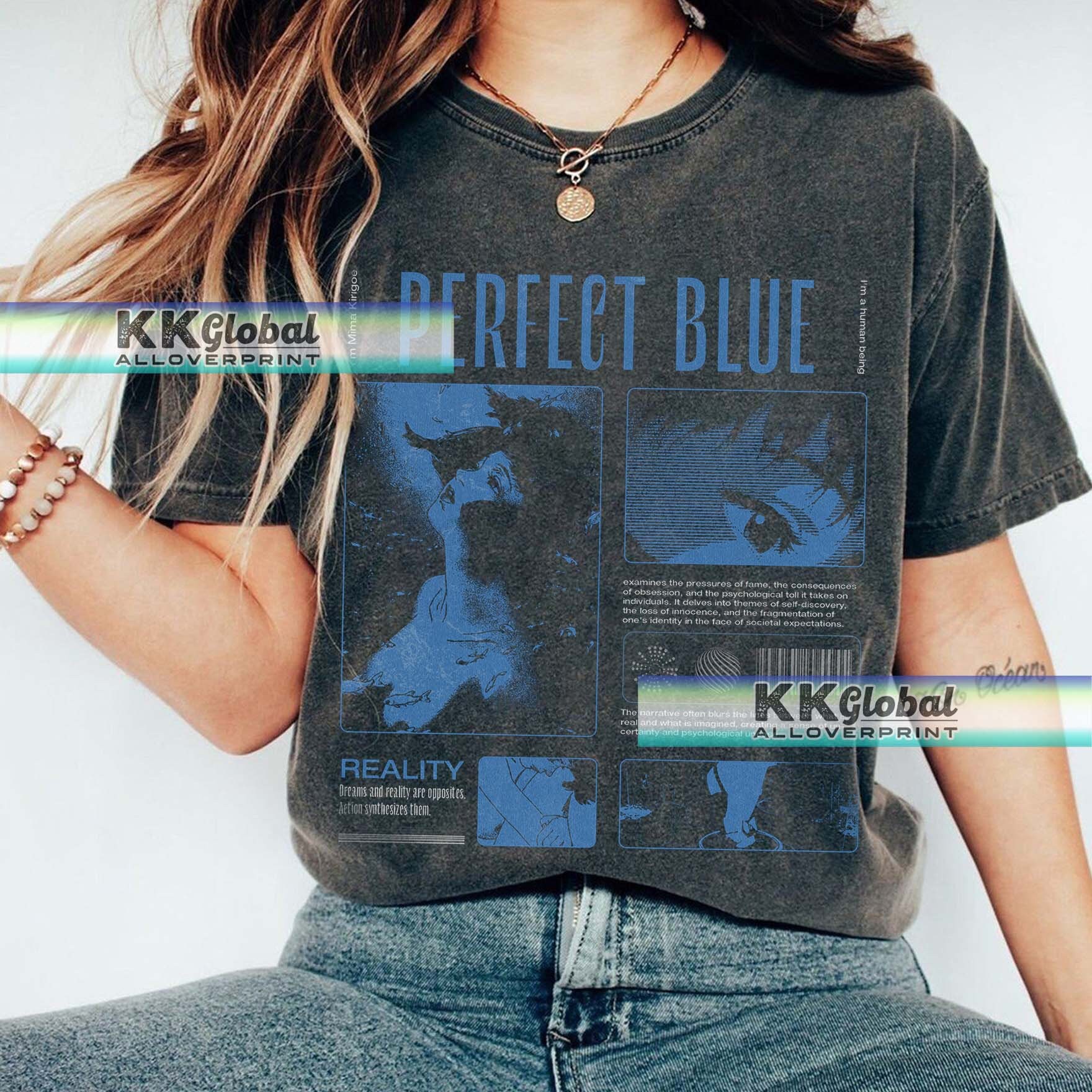 PERFECT BLUE Mima Kirigoe Shirt Perfect Blue Homage Tshirt 