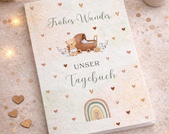 Gift for premature babies, ward diary & baby diary early miracle – memory album A5 softcover