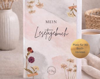 Reading Log & Book Journal – Reading Tracker A5 Softcover, 152 pages for 90 reviews