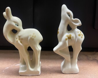 Ceramic Deer Figures