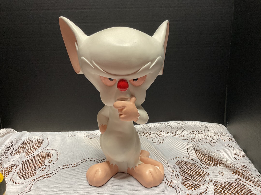 Pinky and the Brain Statue Warner Bros the Brain Etsy