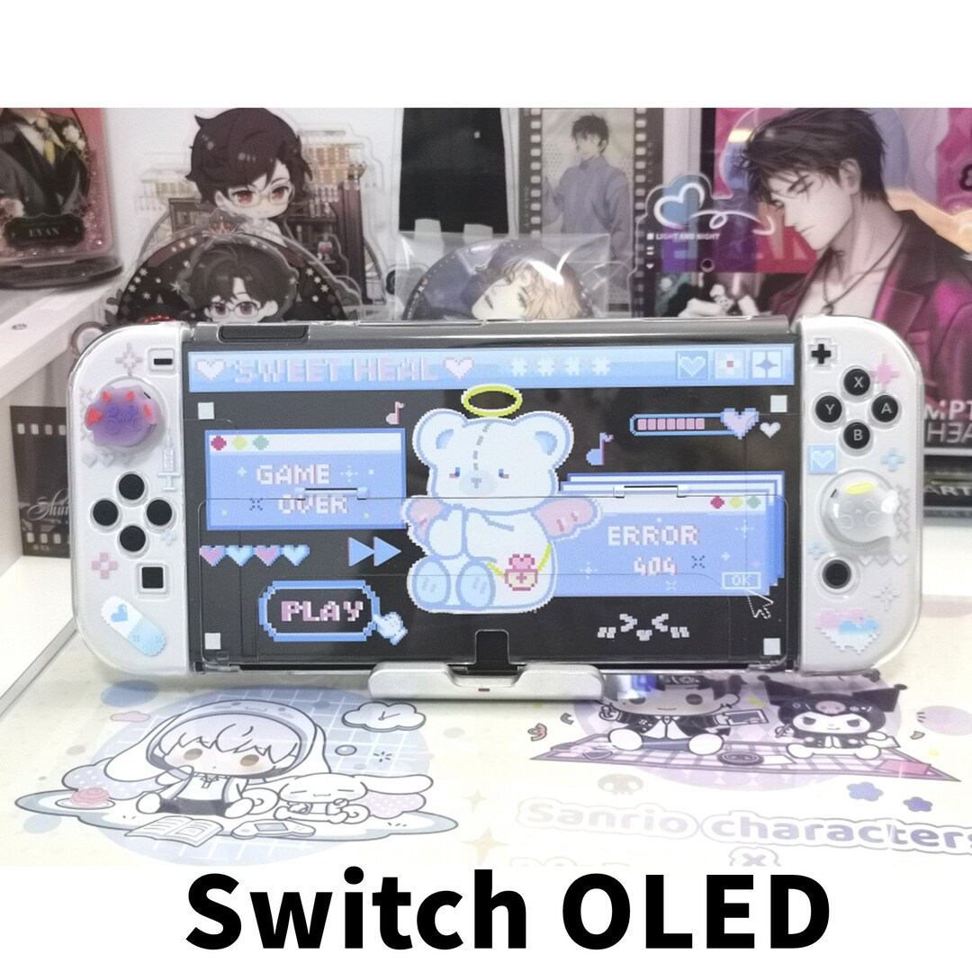 Blue Bear Switch OLED Case Animals Nintendo Switch Case - Etsy