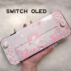 Disney Stitch Shockproof Protective Soft Shell Case Cover Skin for Nintendo  OLED Switch Accessories Dockable Case For NS Switch