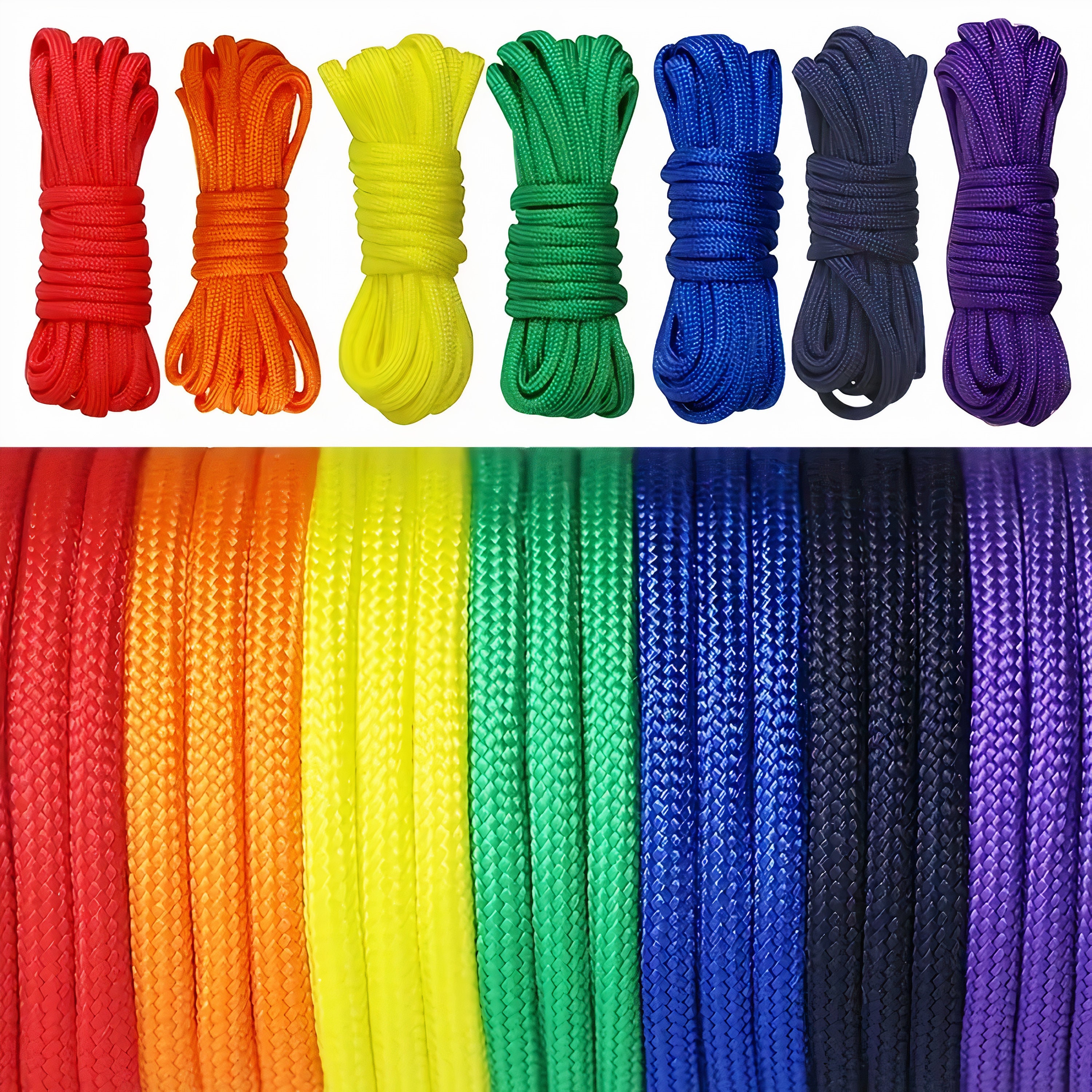 Cuerda paracord de 3 mm, cable para hacer pulsera de supervivencia, cuerda  de macramé de 3 mm, cordón de escalada fuerte, cuerda de paracaídas  redondo, elegir entre 6 colores diferentes -  México