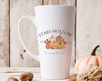 Gilmore Girl Coffee Mug, Stars Hollow Latte Cup, Rory Gilmore Aesthetic, Autumn Mug, Lukes Diner, Gift For Her, Fall Gilmore Girl Merch
