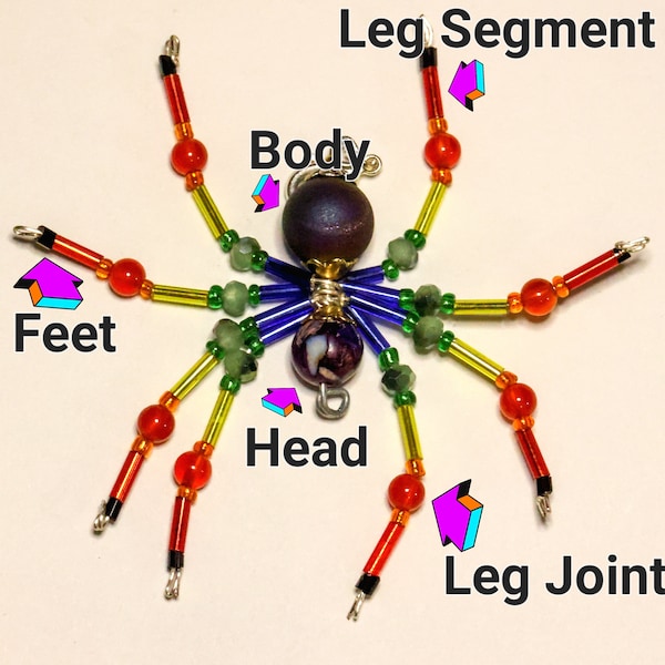 Fully Custom - Beaded Spider