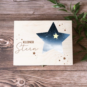 Holzbox / Holzkiste / Erinnerungsbox / Erinnerungskiste / Sternenkind  / Geschenkidee Sternenkindeltern / personalisiert