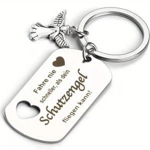 Guardian angel keychain, Guardian Angel, lucky charm car, guardian angel for the car, guardian angel motorcycle, new car gift