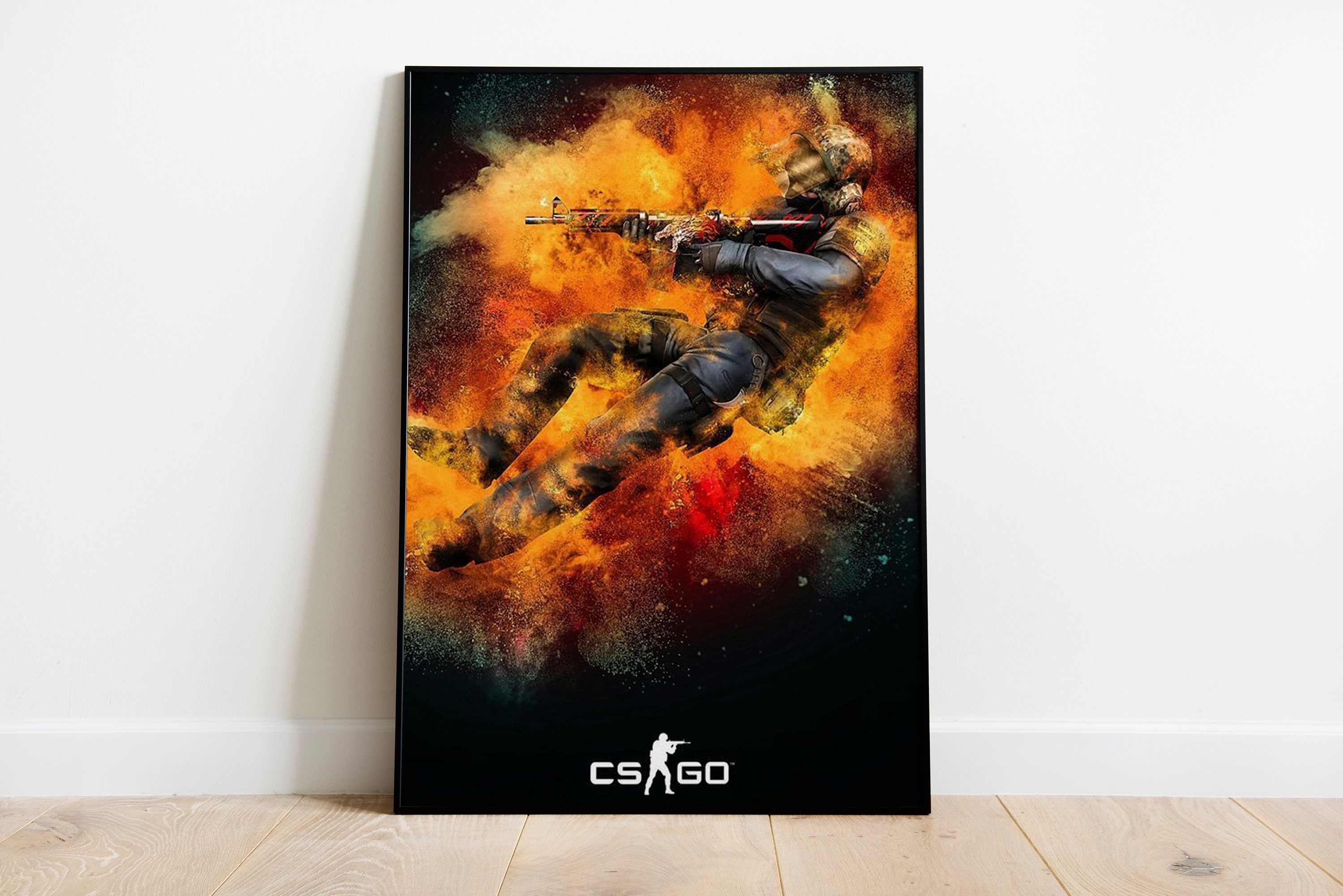 Counter Strike Global Offensive Game Logo Poster – My Hot Posters