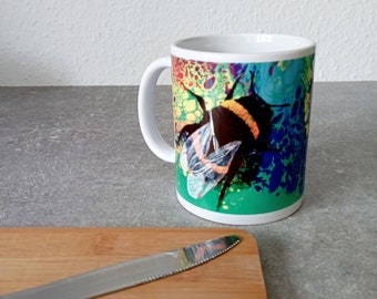 Tasse Kaffeebecher Hummel für Insektenliebhaber