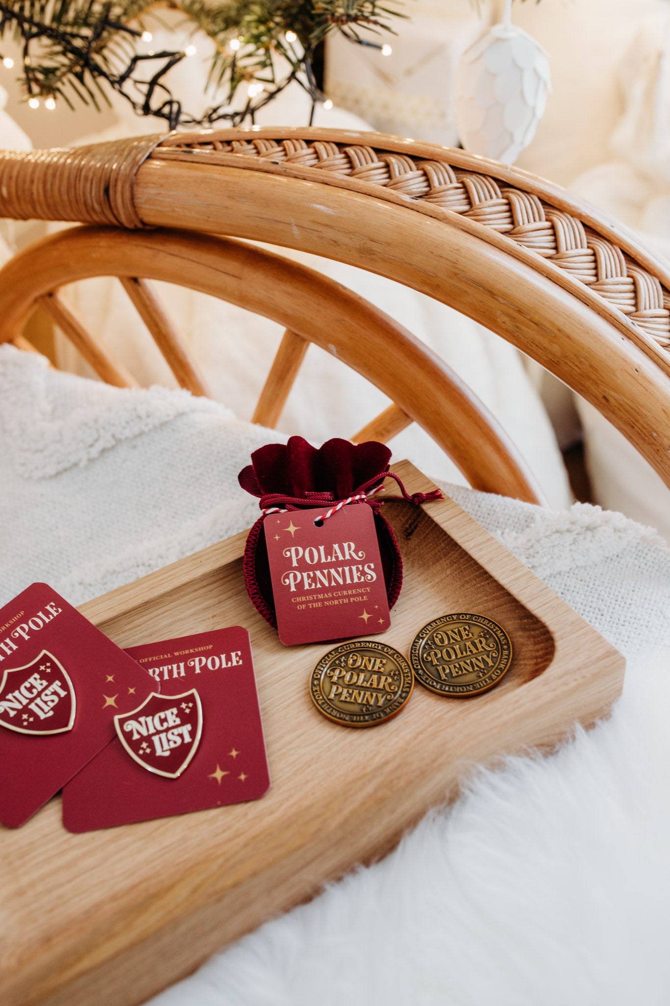 North Pole Polar Pennies Good Behaviour Coins Santa Coins christmas eve box fillers stocking filler