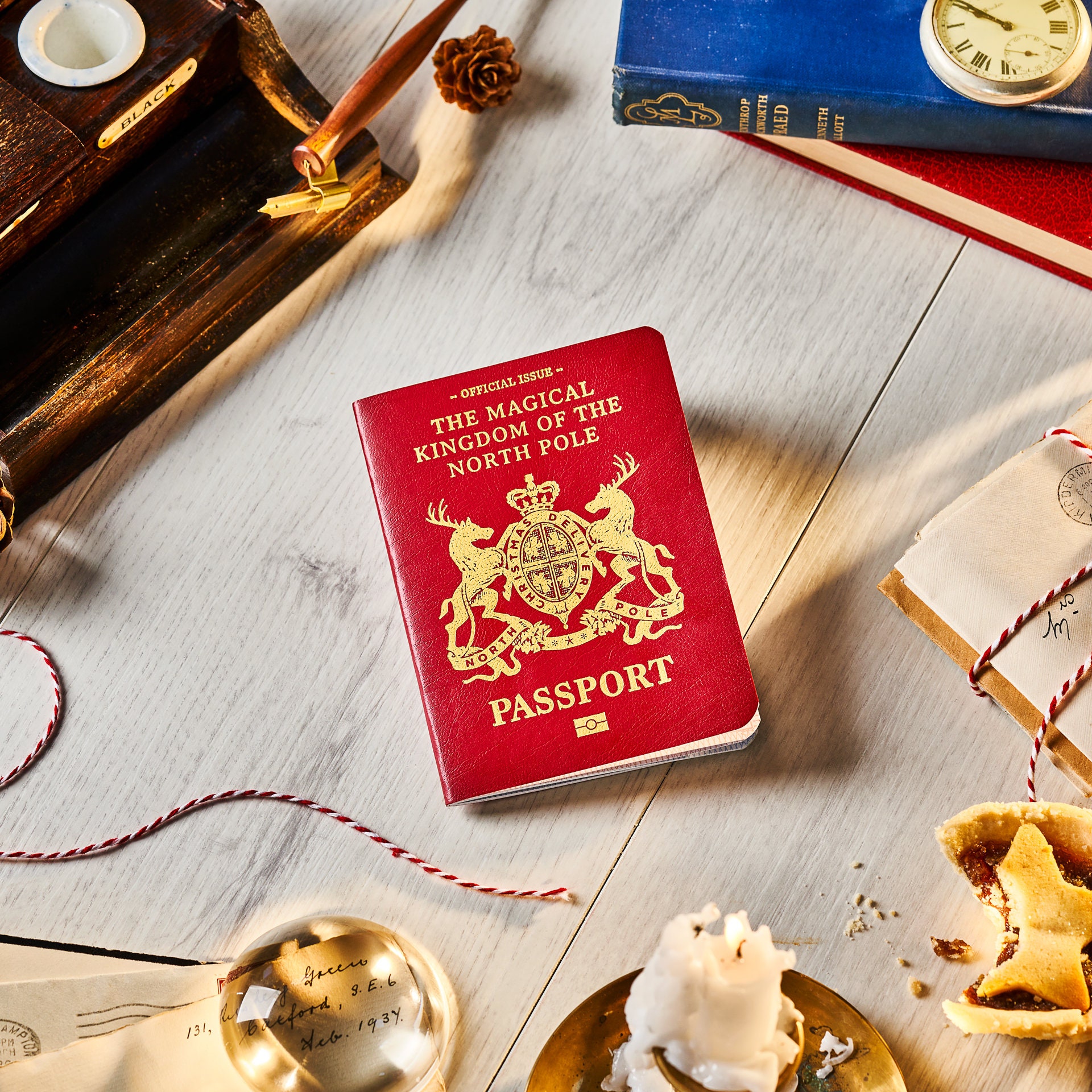 Santa Claus Father Christmas Passport christmas eve box fillers stocking filler