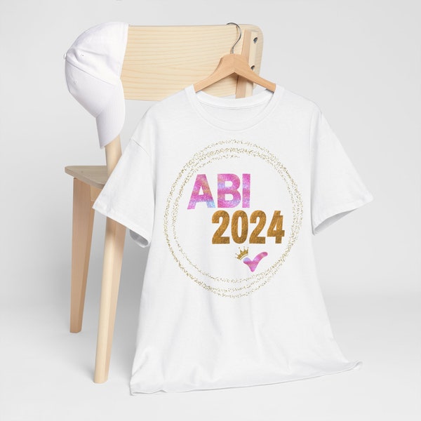 Abi 2024 Design Shirt | Graduation | CelebrateInStyle | Blingbling | Bling shirt | ClassOf2024  | Abitur 2024 | Unisex Heavy Cotton Tee