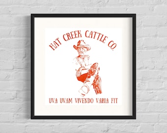 Lámina artística de Lonesome Dove, Gus McCrea, Decoración del Oeste (Descarga digital)