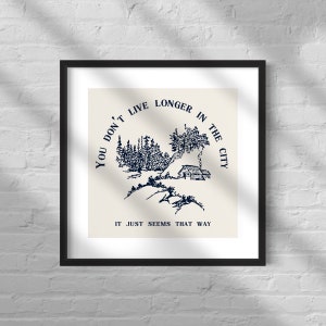 Western Art Print, Outdoor Art Print , Southwestern Wall Art, Country Living, Ranch Wall Decor, Funny Wall Art, Country Decor, Camping Decor