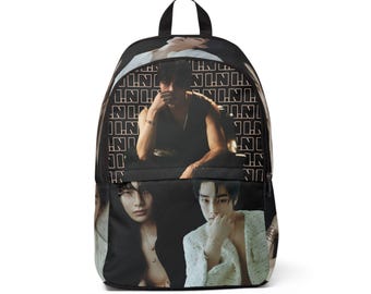 Stray Kids I N Dazed Photoshoot Design, Kpop Bag, School Backpack, Travel Backpack, Gift for Stray Kids Fan, Unisex Backpack