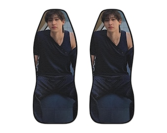 Fundas para asientos de coche de Stray Kids, diseño de Kpop Bang Chan Fendi, accesorios para coche, decoración para vehículos, asientos personalizados, productos de Stray Kids