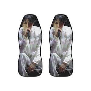 Stylish Car Seat Covers, Unique Car Accessories, Luxury Auto Decor, Personalized Gifts for Fans, Concert Vibes