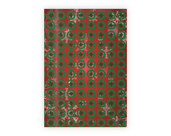 Inpakpapier, verdwaalde kinderen kerstkompasontwerp - cadeaupapier voor de feestdagen, feestelijk cadeaupapier, uniek inpakmateriaal, cadeau K-pop-fans