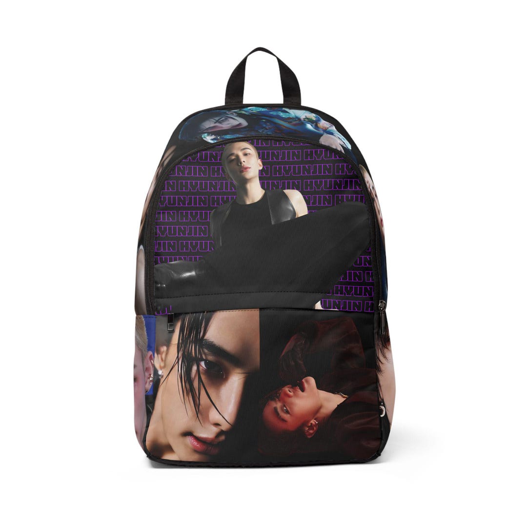 Stray Kids Hyunjin Magazine Shoot Fabric Backpack, K-pop Inspired