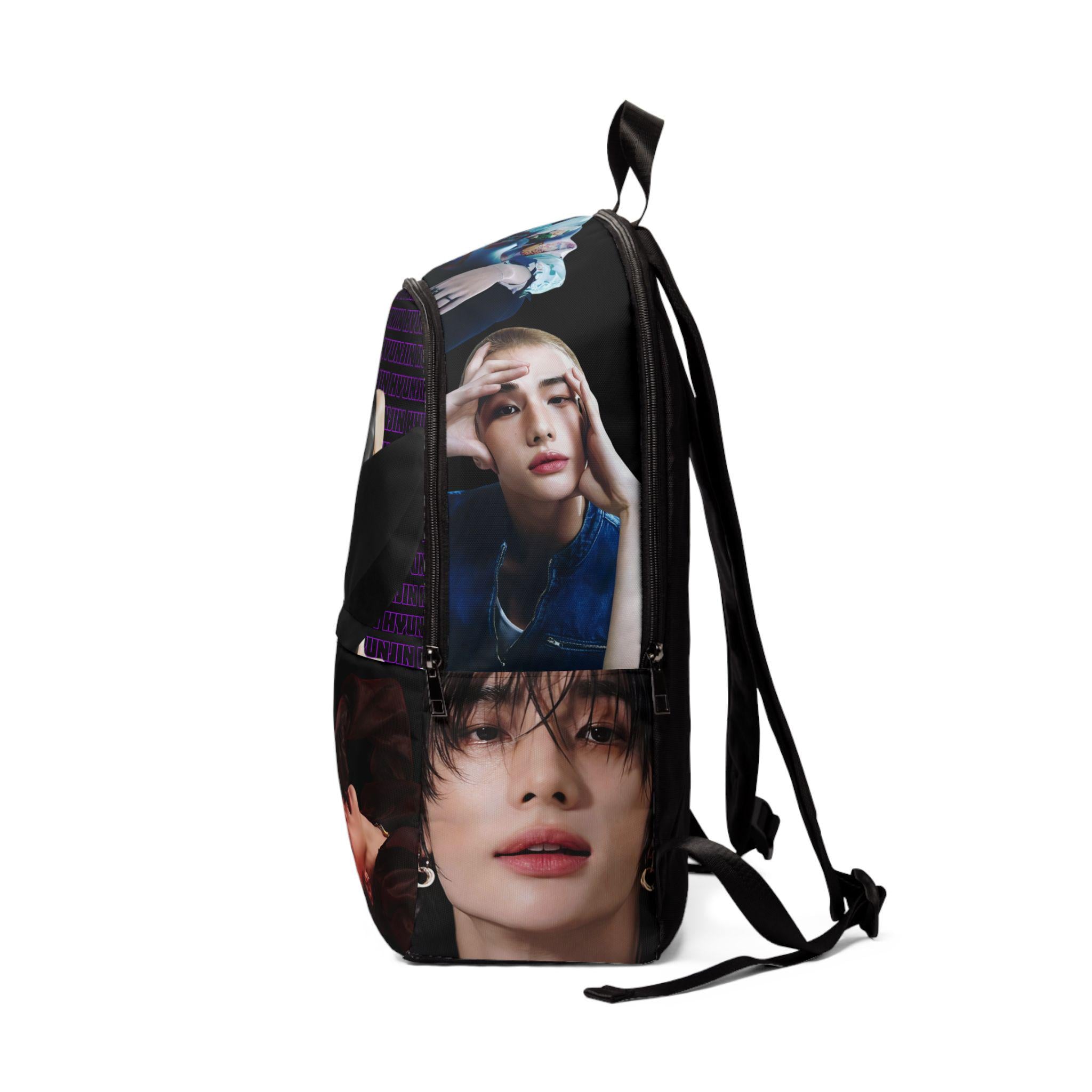 Stray Kids Hyunjin Magazine Shoot Fabric Backpack, K-pop Inspired