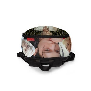 Stray Kids K-Pop Felix Photoshoot Unisex Fabric Backpack, Stray Kids Bag, School Travel Rucksack, Cute Gift, Back to School image 4
