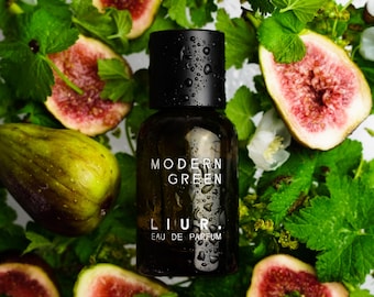 Modern green perfume, 30ml perfume, innovative perfume, fig flower, musk, vanilla, niche perfume, handmade perfume, unisex perfume, gifts