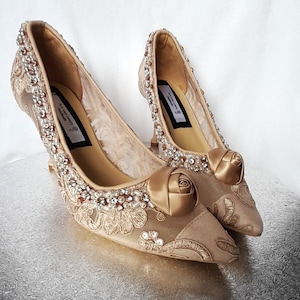 prom shoes for champagne dress Killer Champagne Bridesmaid Dresses & Bridesmaid Shoes
