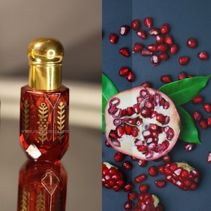 Pomegranate Musk| Premium Perfume Oil |An ideal Gift For Him and Her |Alcohol-Free | Vegan  | Long-Lasting Scent| By Oudjasmine|