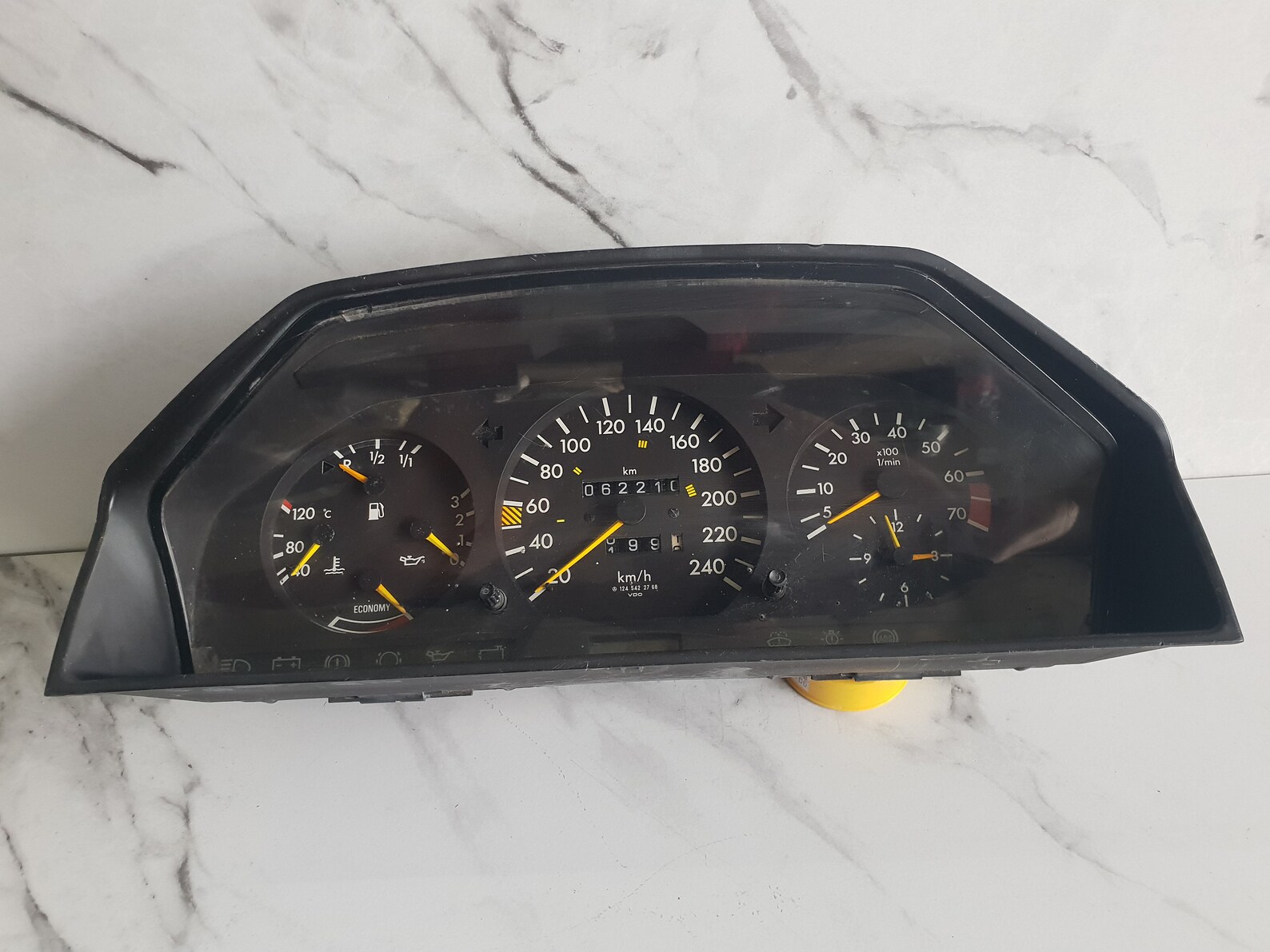 Mercedes W126 Cluster Speedometer 420se 1265425801 87001170 Etsy