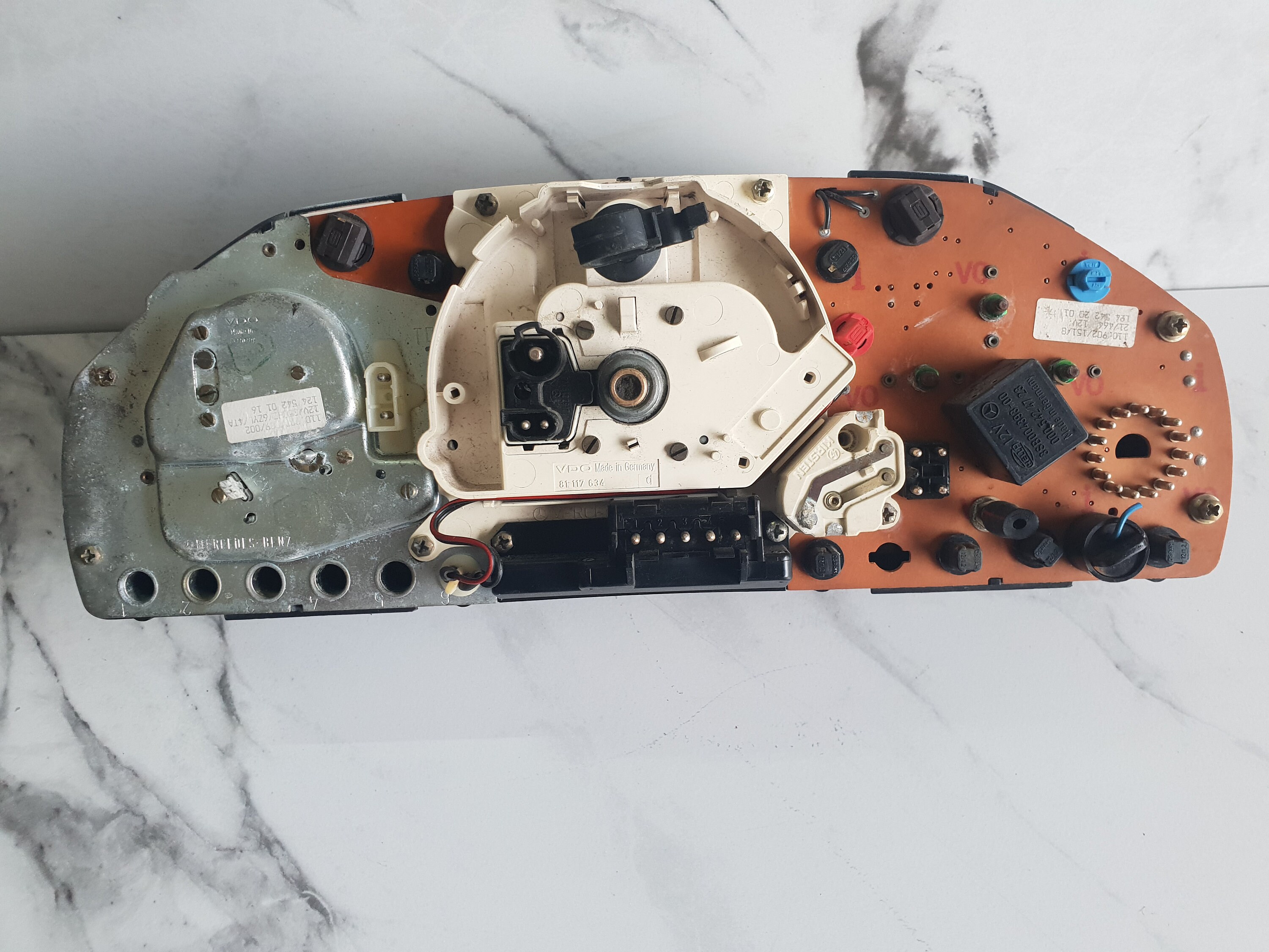 Mercedes W126 Cluster Speedometer 420se 1265425801 87001170 Etsy