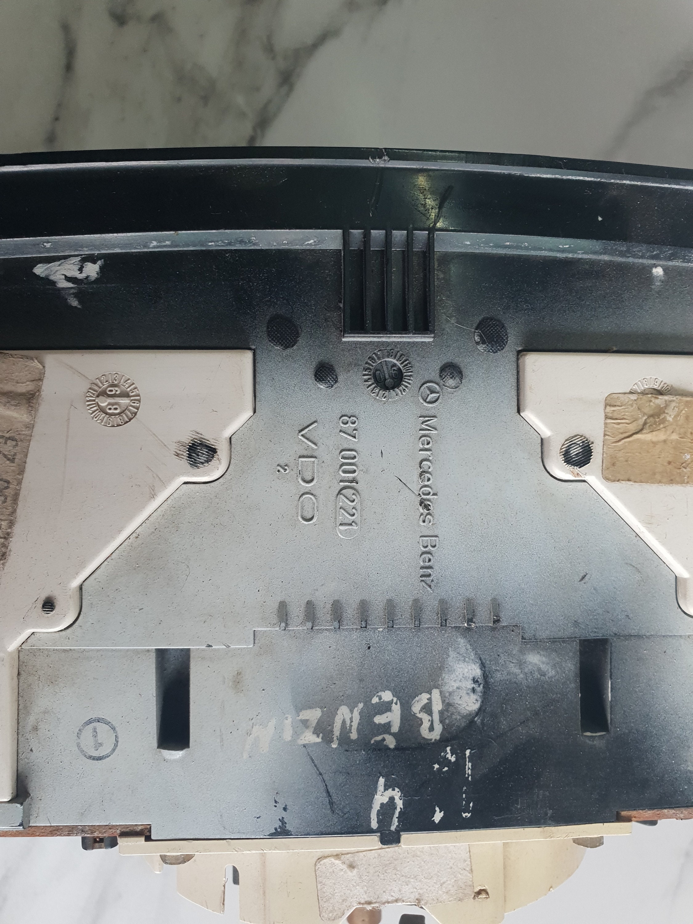 Mercedes W126 Cluster Speedometer 420se 1265425801 87001170 Etsy