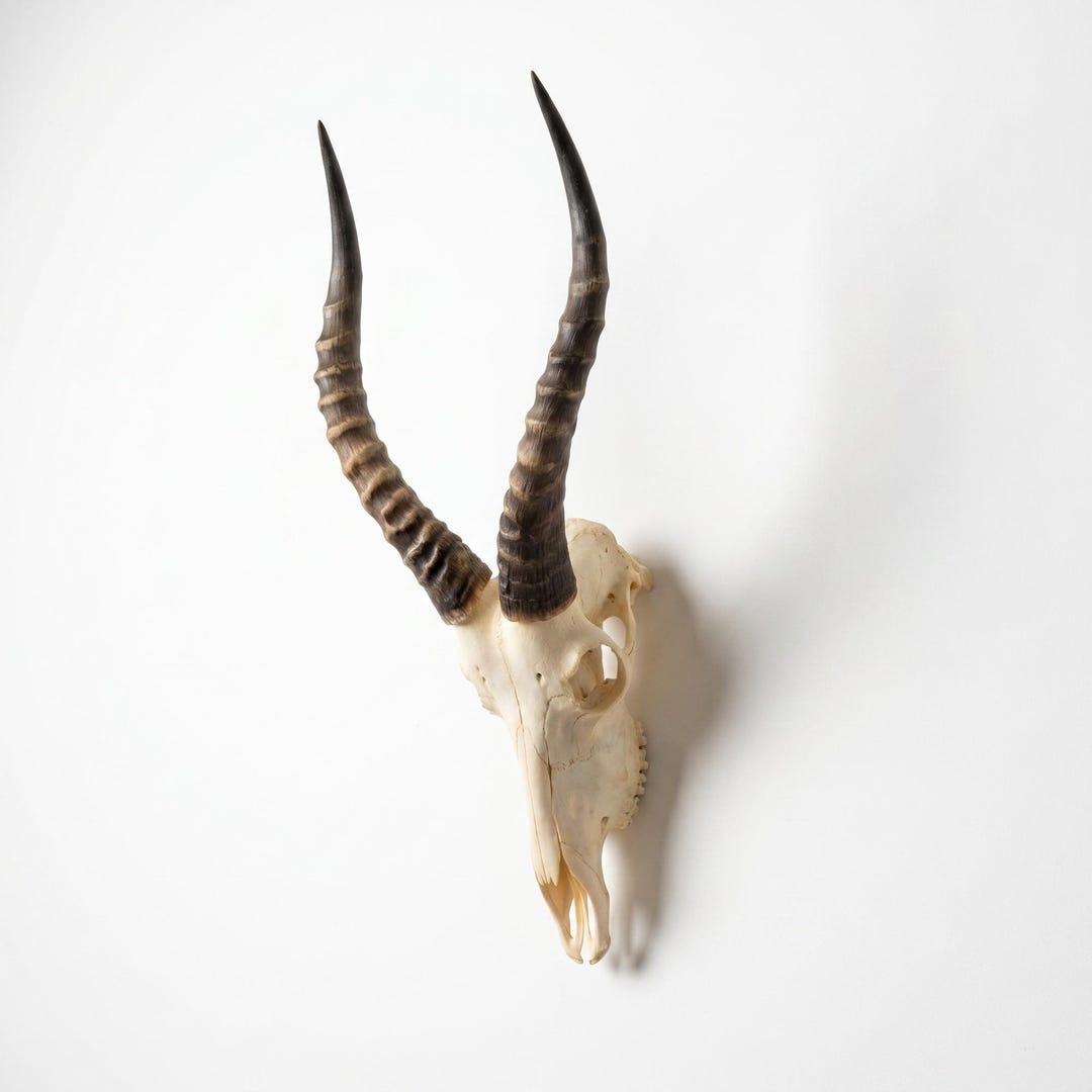 Blesbok Skull With Horns | Ethically Sourced African Taxidermy