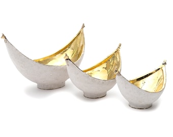 Paper Maché Brass Bowls | Handcrafted in India | 5 Sizes