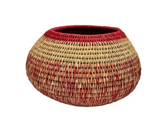 Handwoven Decorative African Basket | Handmade in Swaziland