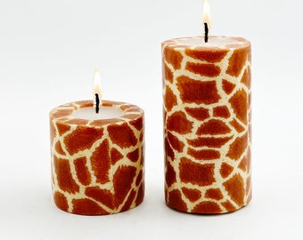 Pillar Candles - fair trade swazi candles - Perfect gift ideas - Made With Sustainable Environmetal Friendly Products