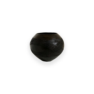Black Zulu Clay Pot | Handcrafted in South Africa | 5 Sizes Available