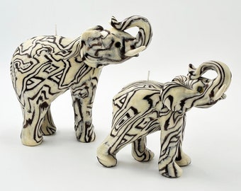 Handmade Swazi Elephant Candles - Ethically Made and Fair Trade - Perfect Gift
