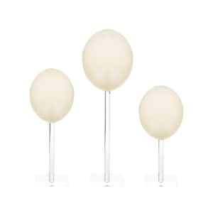 Natural Ostrich Egg on Stand | Sustainably Sourced from South Africa | Assorted Sizes Available