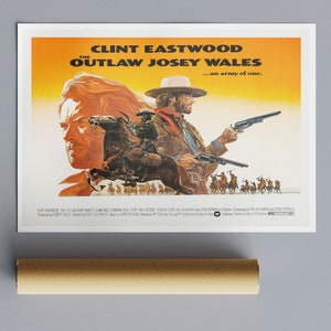 Stampa del film d'epoca The Outlaw Josey Wales