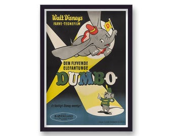 ダンボ　USオリジナル映画ポスター ダンボDUMBO USプロモーションダブルサイドポスター/サーカス